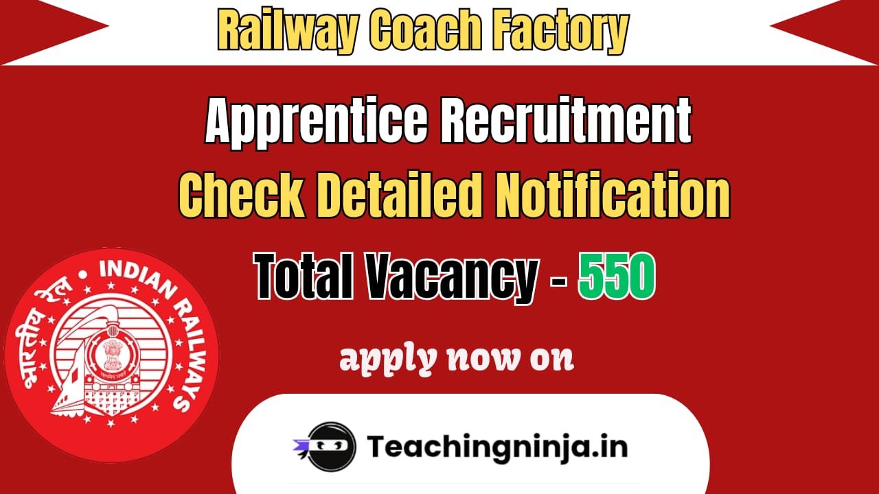 RCF Kapurthala Notification 2026 out for 550 Posts