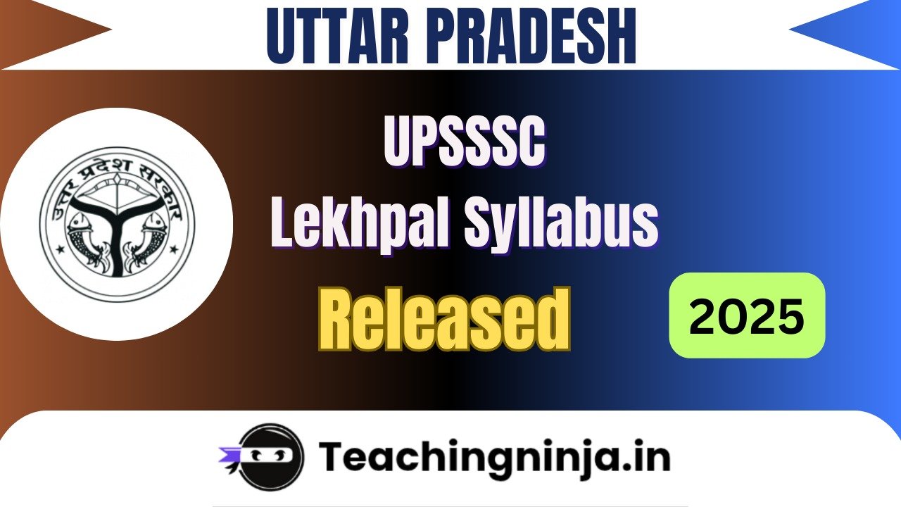 UPSSSC Lekhpal Syllabus 2025 Released Download PDF Exam Pattern & Preparation Tips