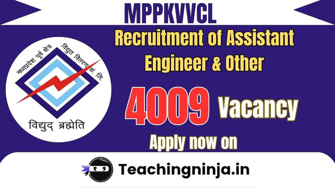 MPPKVVCL Notification 2026 out for 4009 Posts Apply Online