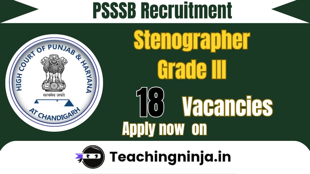 Faridabad District Court Steno Notification 2026 Apply Now For 18 Posts Online