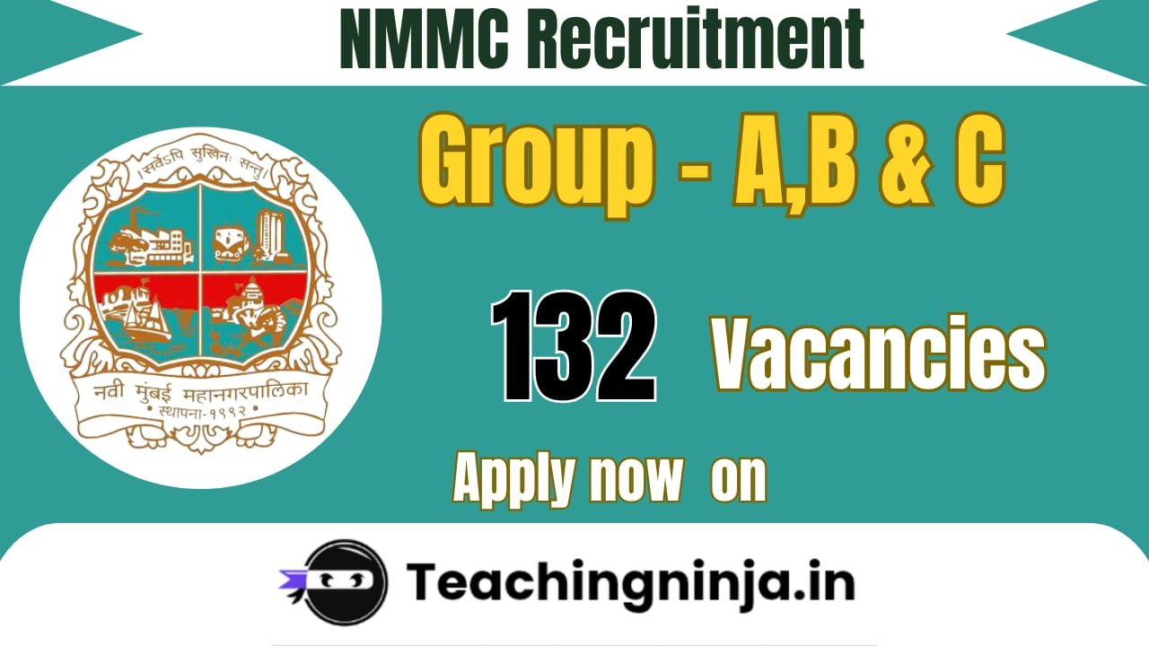 NMMC Notification 2026 out for 132 Posts Apply Online