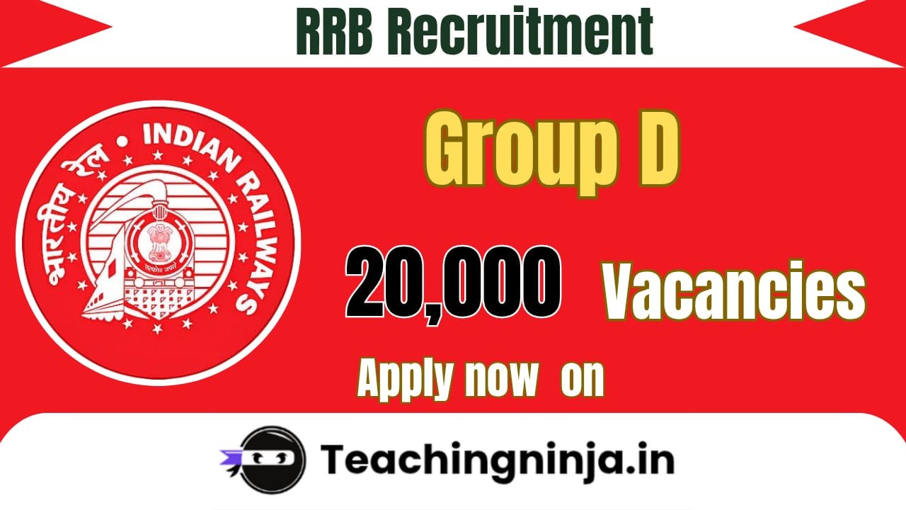 RRB Group D 22000 Posts Recruitment 2026 Apply Online Get Detailed Notification.