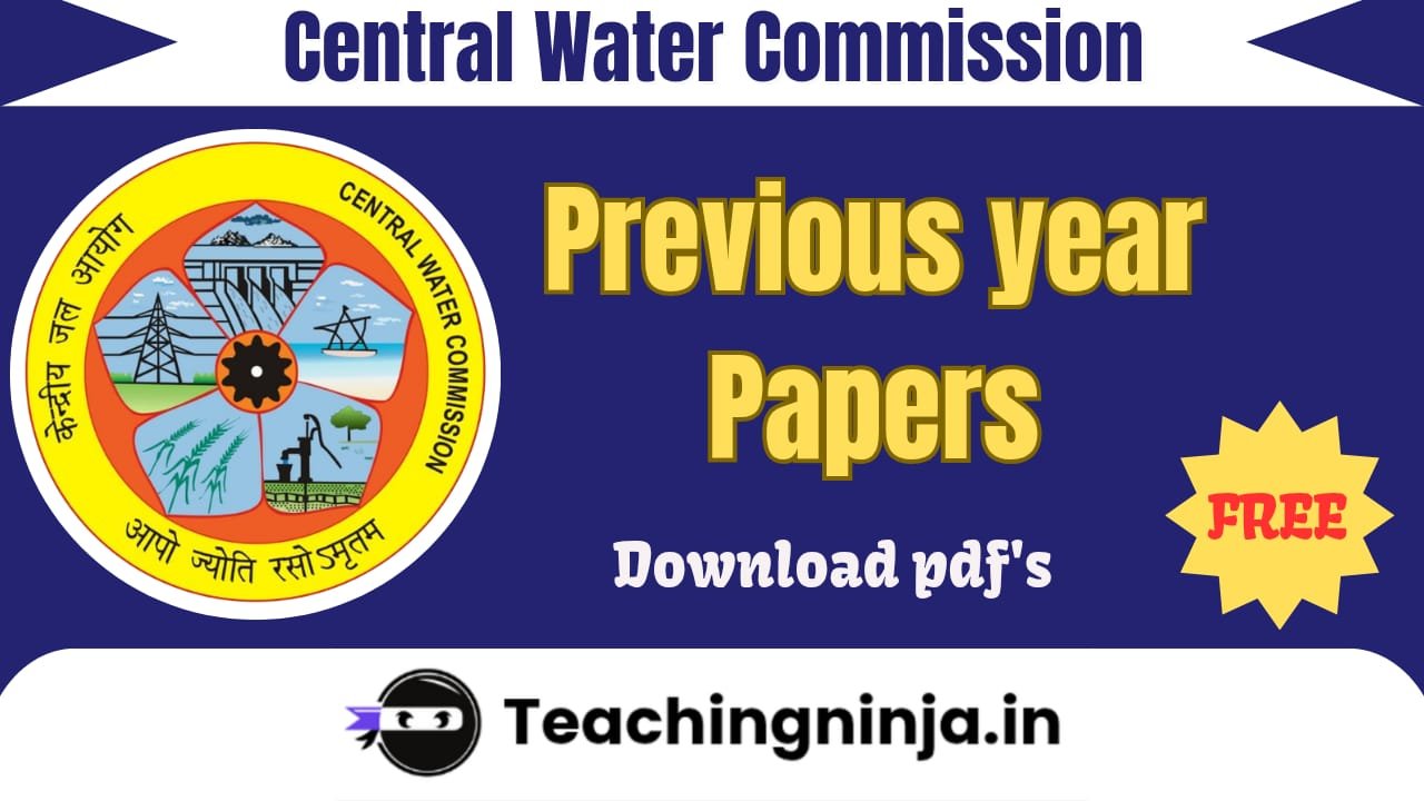 CWC Previous Year Papers Pdf Free Download Online