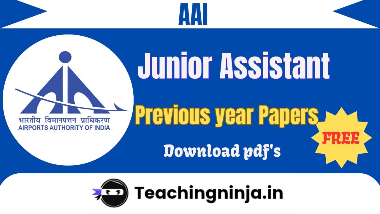 AAI ATC Previous Year Papers Pdf Free Download