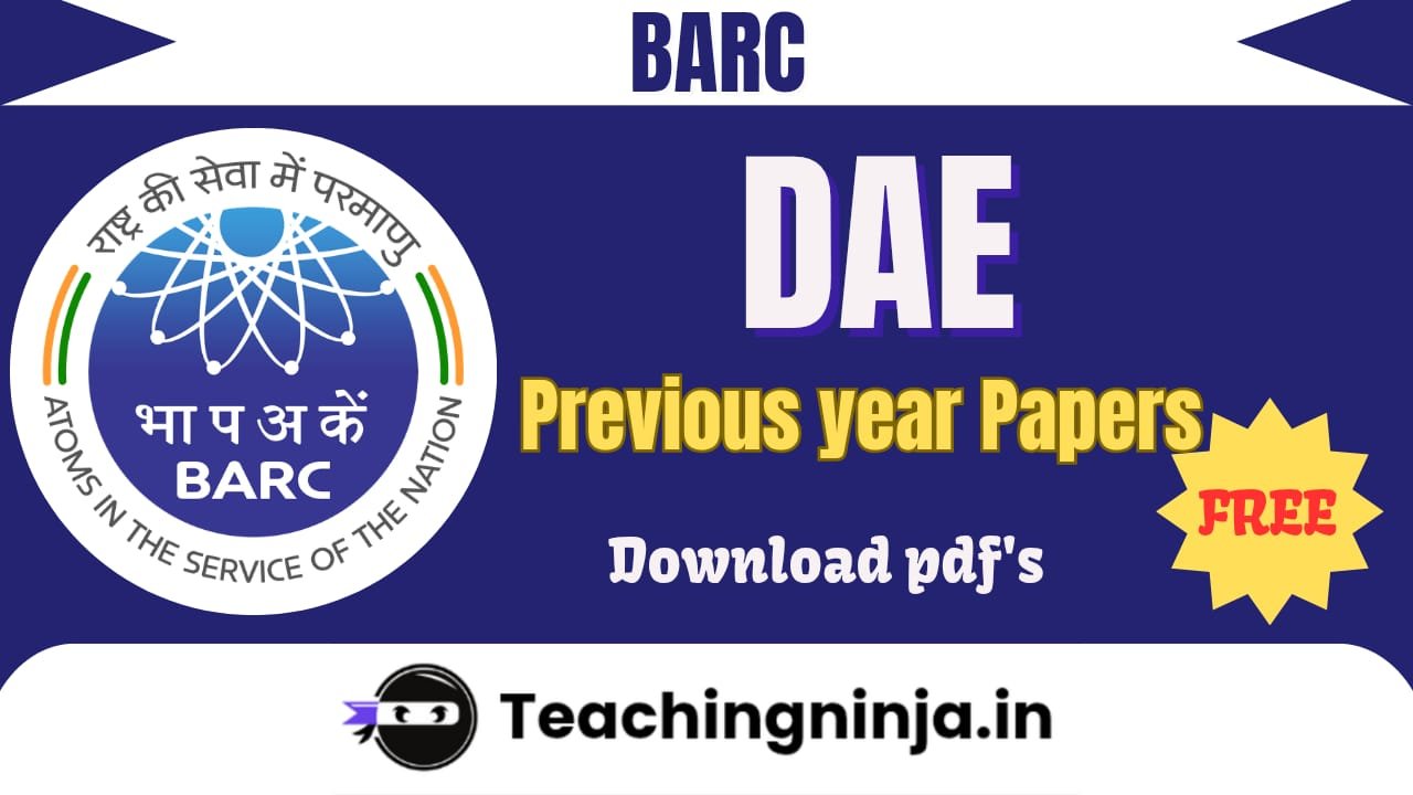 BARC DAE Previous Papers Pdf Free Download Online, BARC DAE Previous Year Question Papers With Solutions PDF, Download BARC DAE Old Question Papers Free, BARC DAE Exam Previous Papers PDF Free Download, BARC DAE Question Paper PDF Hindi English, BARC DAE Practice Papers PDF Free, BARC DAE Model Question Papers Download
