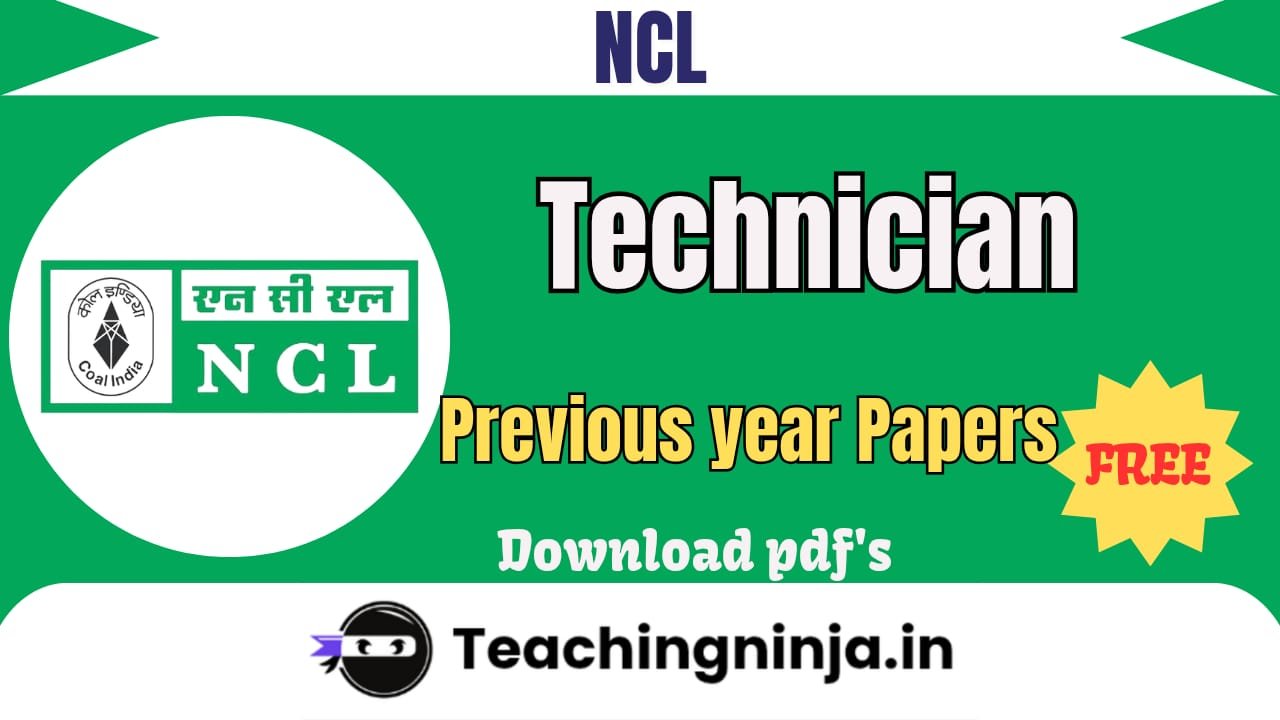 NCL Technician Previous Papers Pdf Download Free