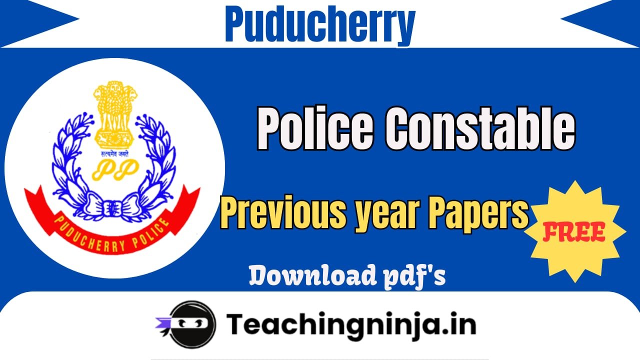 Puducherry Fireman Previous Papers Pdf Download