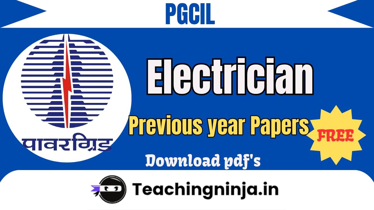 PGCIL Trainee Supervisor Previous Papers Pdf Free Download