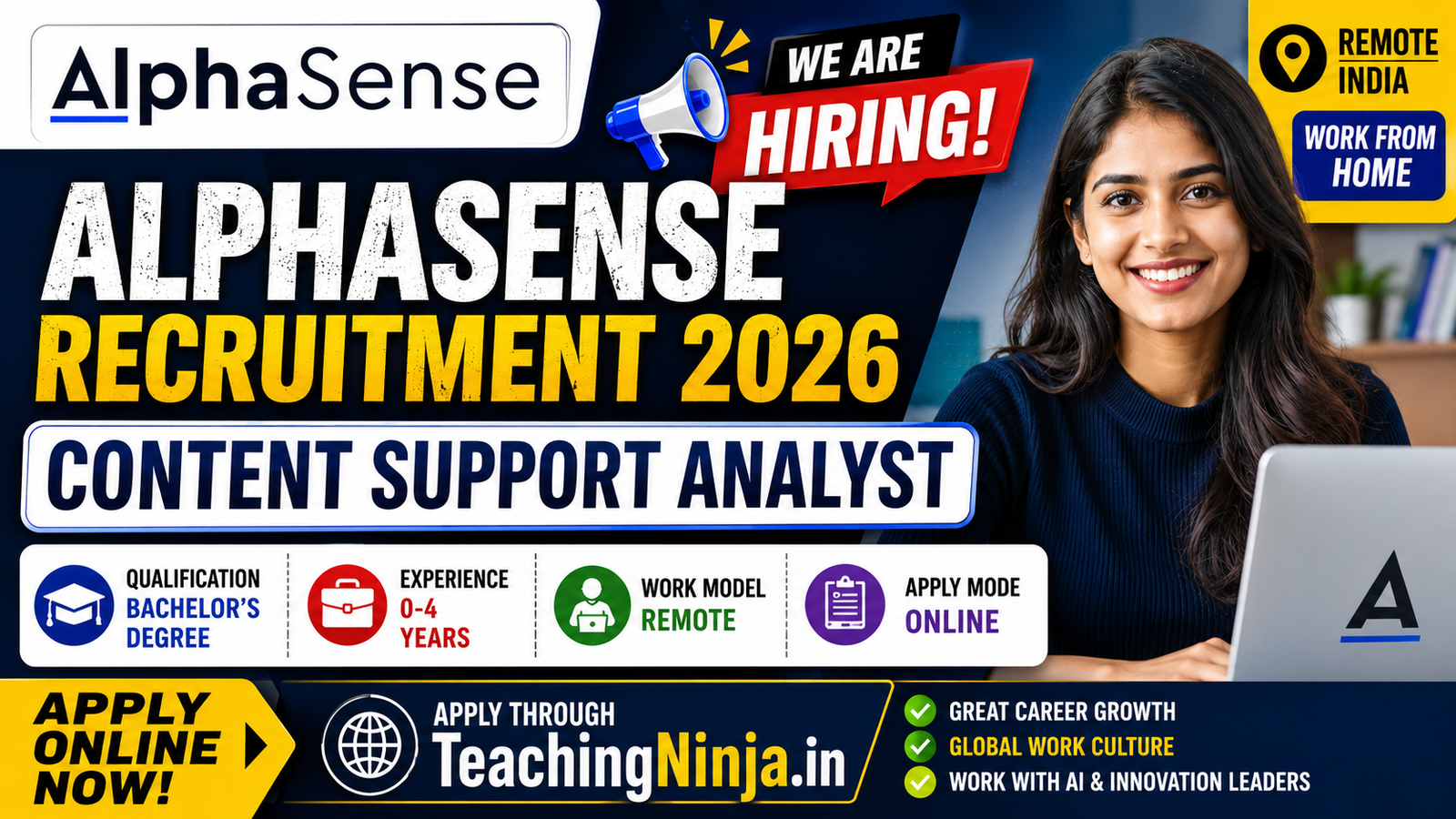 AlphaSense Recruitment 2026 – Apply Online for Content Support Analyst