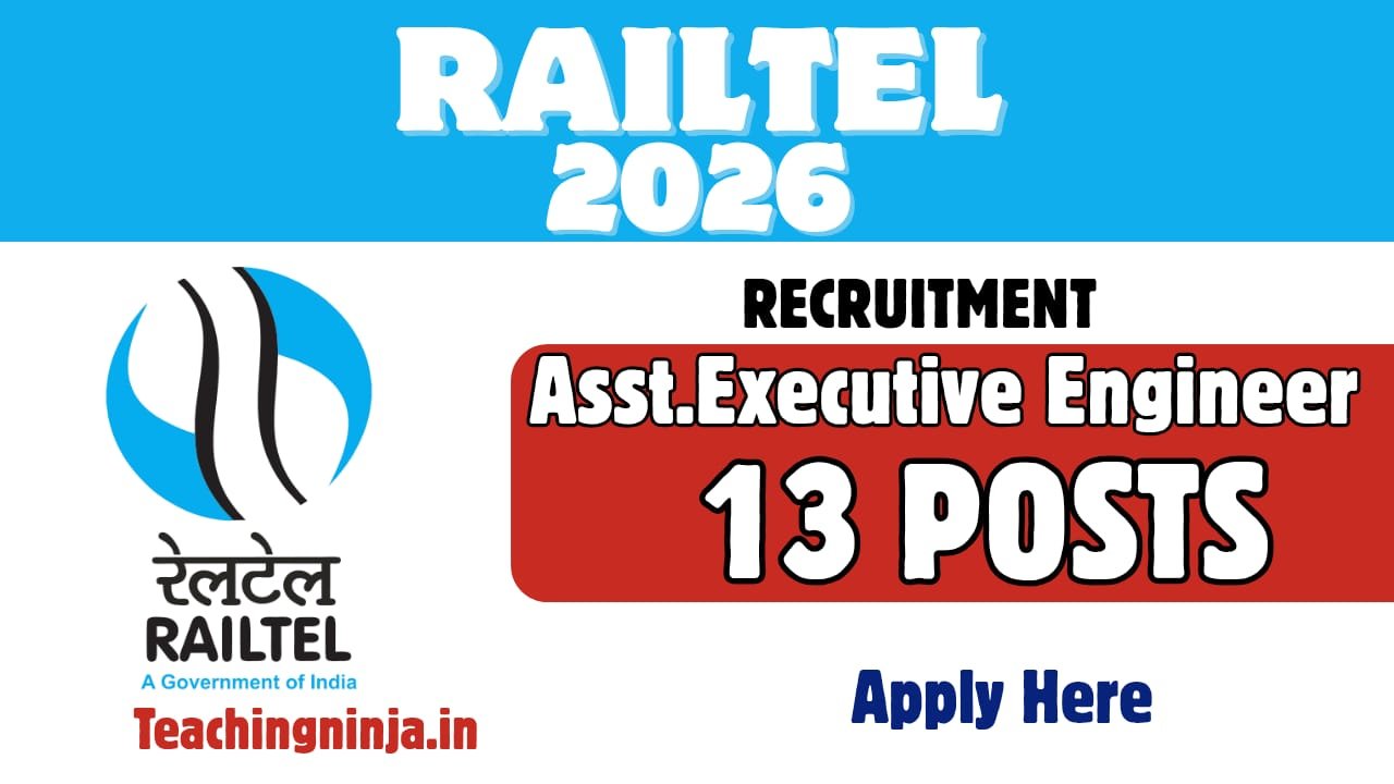 Railtel KSITM Recruitment 2026 Apply Offline for 13 Engineer Posts | Salary Up to ₹18 LPA